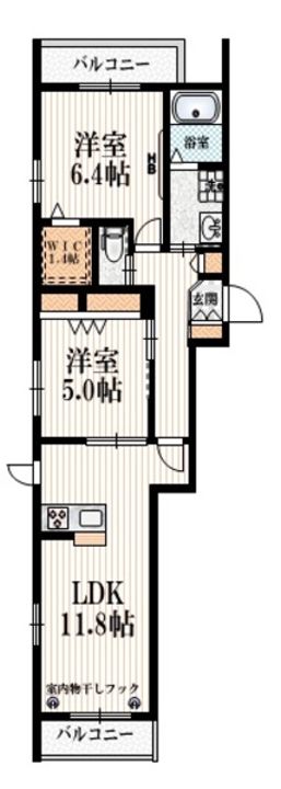 トレインビュ―大泉の間取り