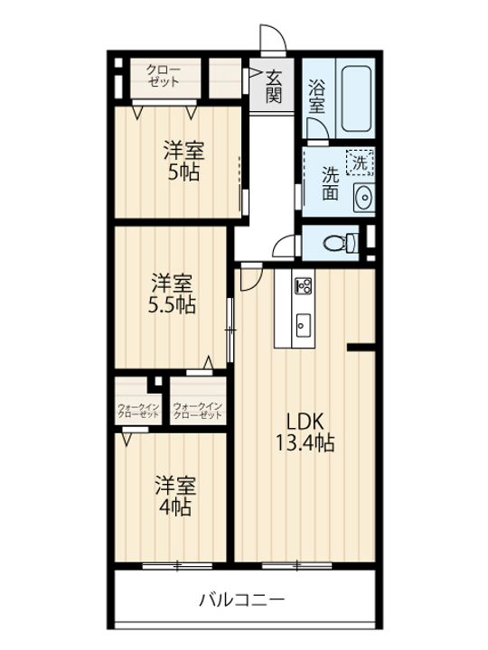 グラン シャテーヌの間取り