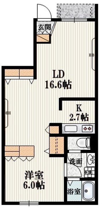 La DefenseIの間取り