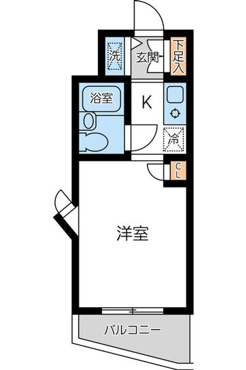 東京都大田区北糀谷2(マンション)の賃貸物件の間取り