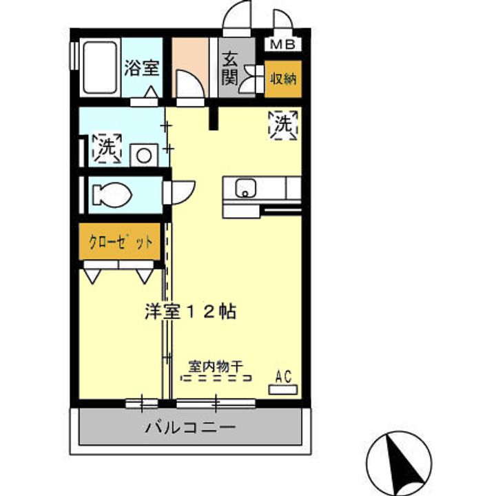 セジュール ネクサスの間取り