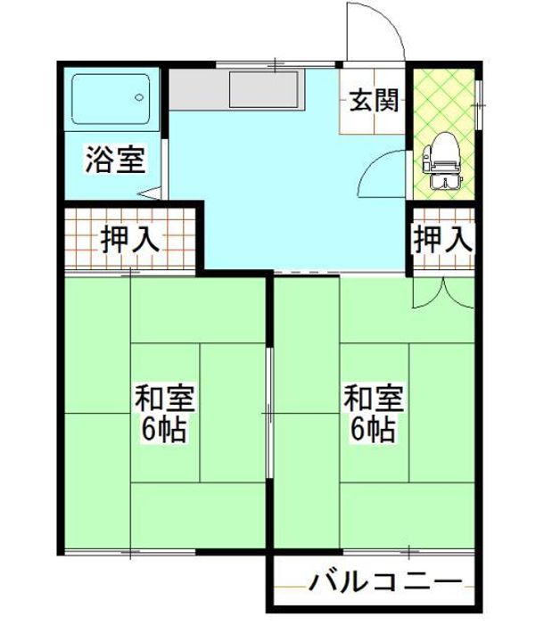 コーポラスSAWAの間取り