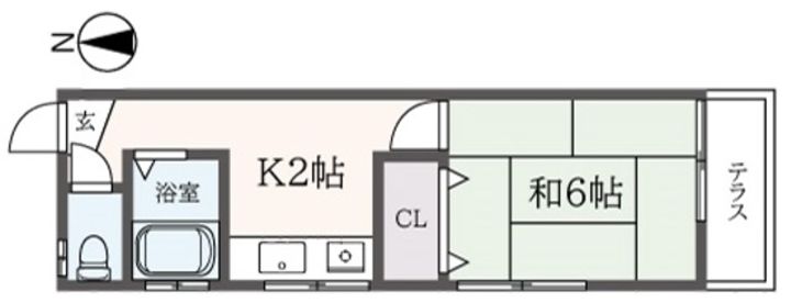 コーポ古屋の間取り