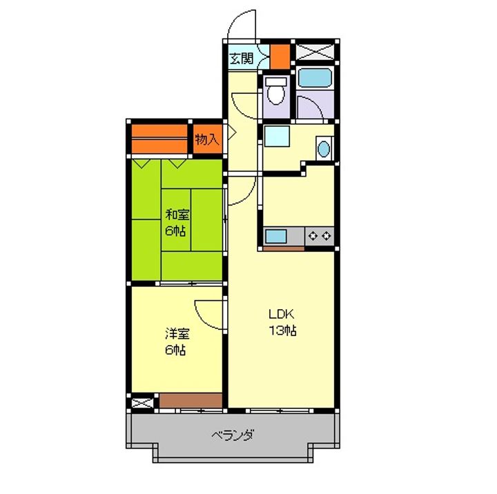 ヴェルアージュ小山の間取り