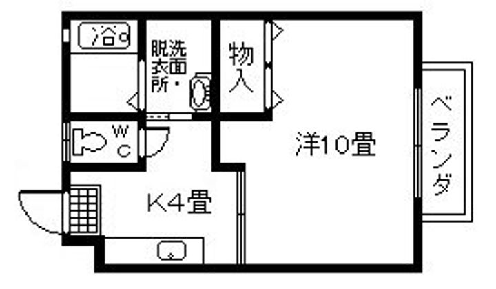 前田キャッスルの間取り
