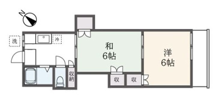 セントラルニシの間取り