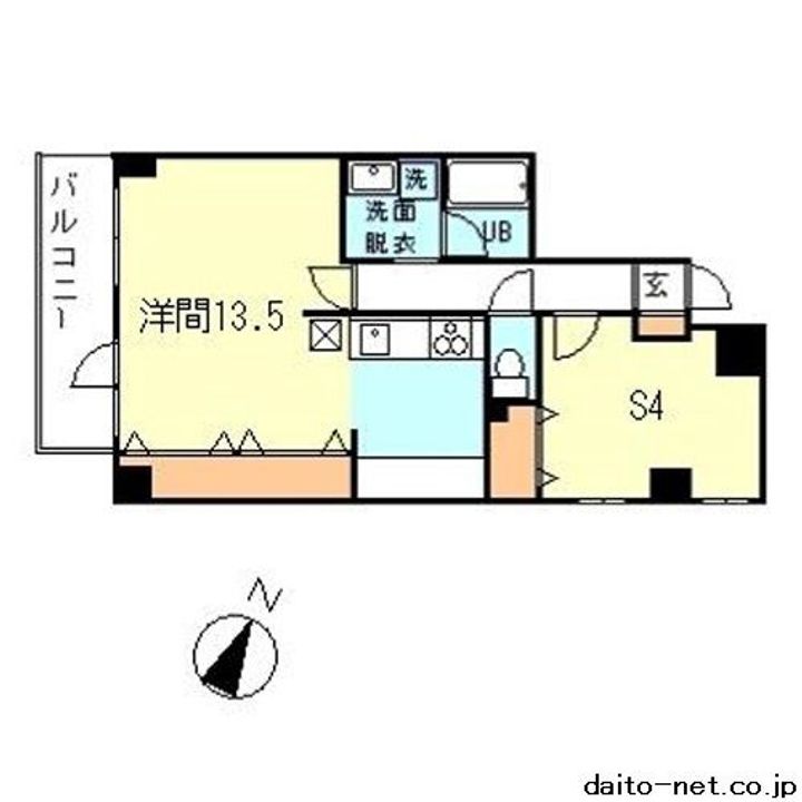 リバーデールの間取り