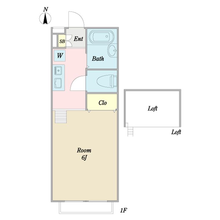 エスコート中野の間取り