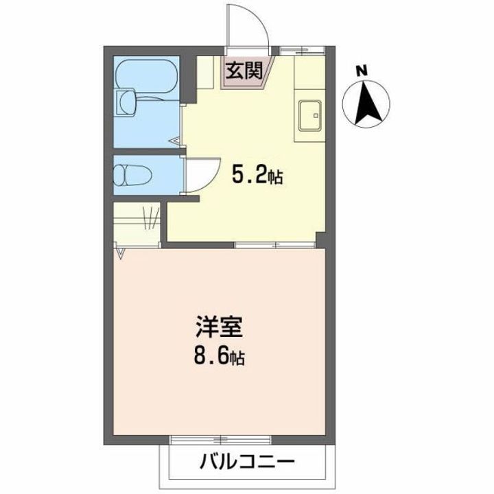 フレグランス大槻の間取り