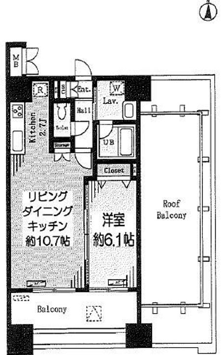 ドゥーエ蔵前の間取り