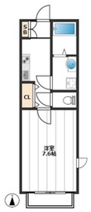東京都練馬区小竹町2(アパート)の賃貸物件の間取り