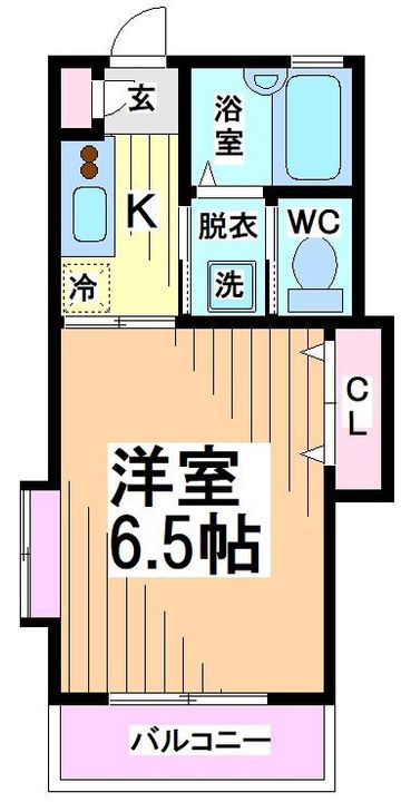 神奈川県川崎市多摩区布田(アパート)の賃貸物件の間取り