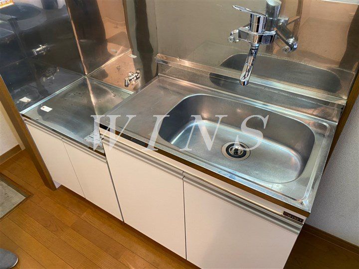 神奈川県川崎市多摩区布田(アパート)の賃貸物件のキッチン