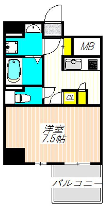 フジマン北梅田の間取り