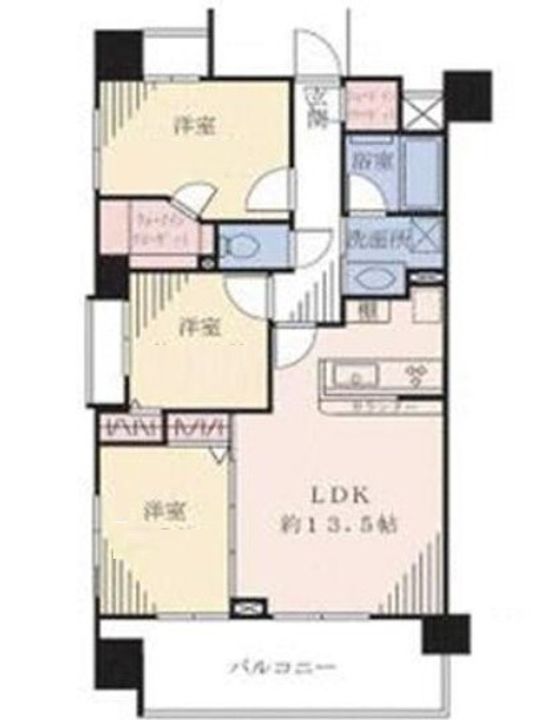 アルコード川崎デュアルの間取り