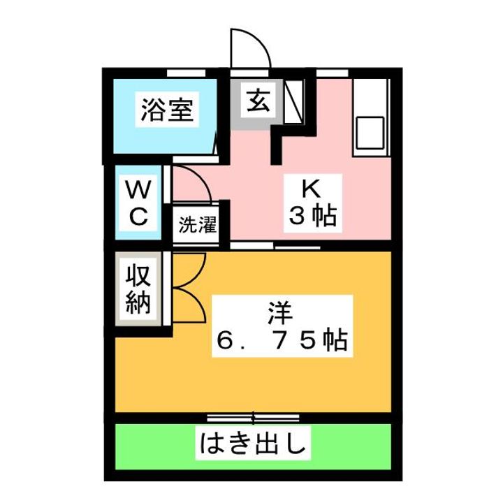 オランジュ ミホの間取り