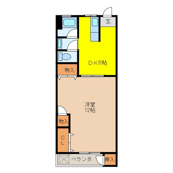 臼井ビルの間取り