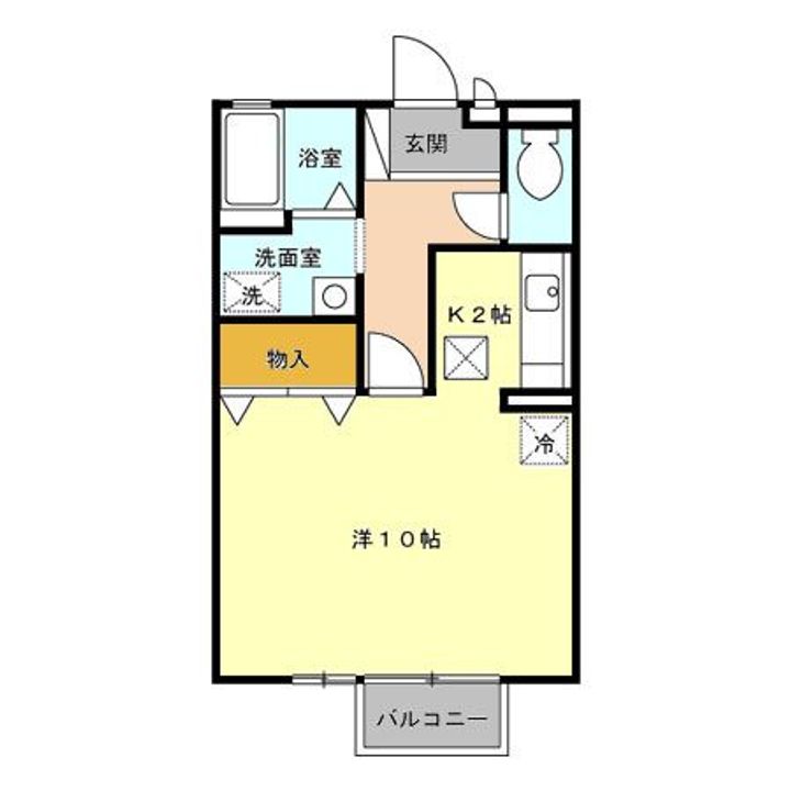 アピエ壱番館の間取り