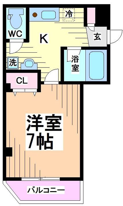 神奈川県川崎市多摩区東生田2(マンション)の賃貸物件の間取り