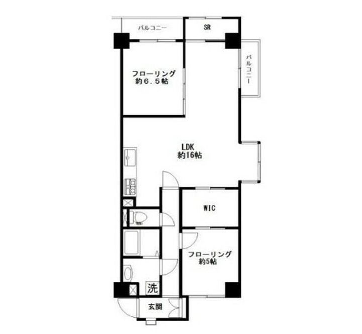 加賀町グリーンハイツの間取り