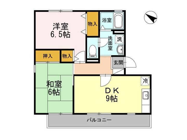 ボヌール藤の間取り