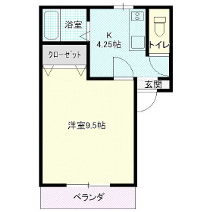 リオパレスAの間取り
