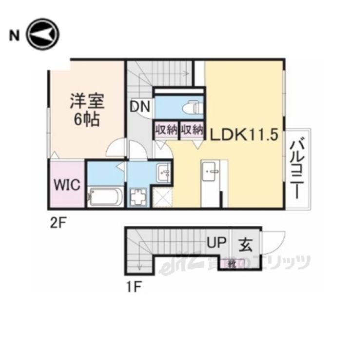 メゾンパインパディーの間取り