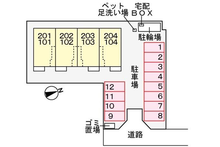 グリッタープレイス桜の地図