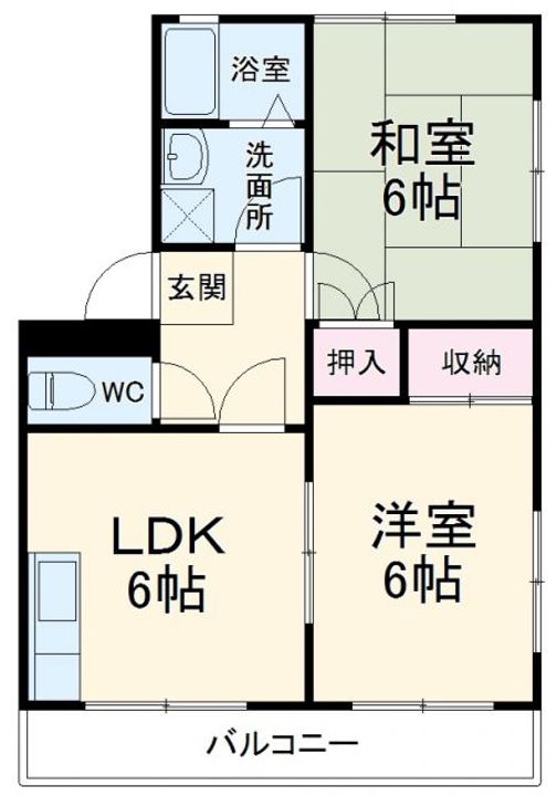 ベルメゾンの間取り
