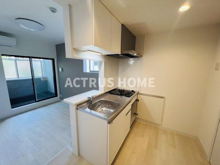 大阪府大阪市東住吉区桑津5(マンション)の賃貸物件のキッチン