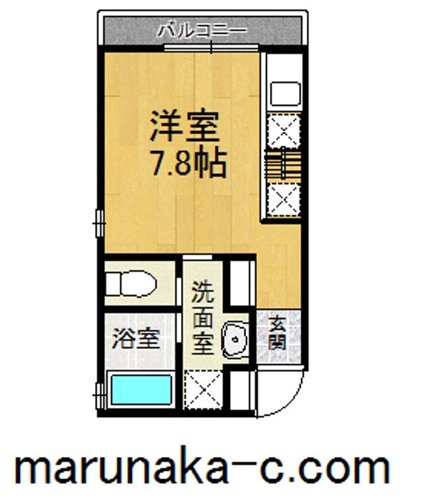 リシェス橋本Aの間取り