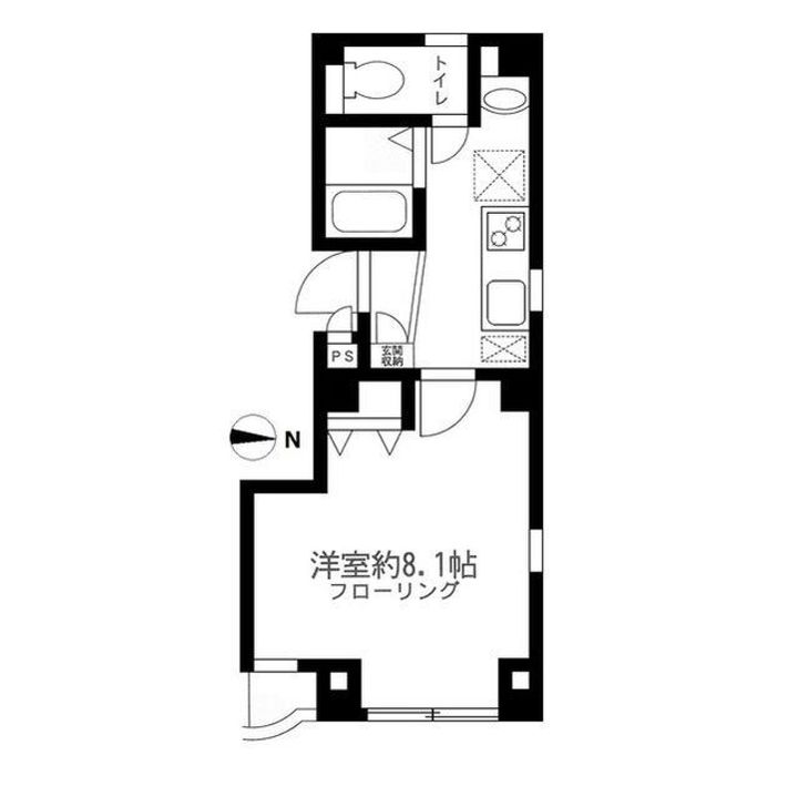 東京都豊島区北大塚2(マンション)の賃貸物件の間取り
