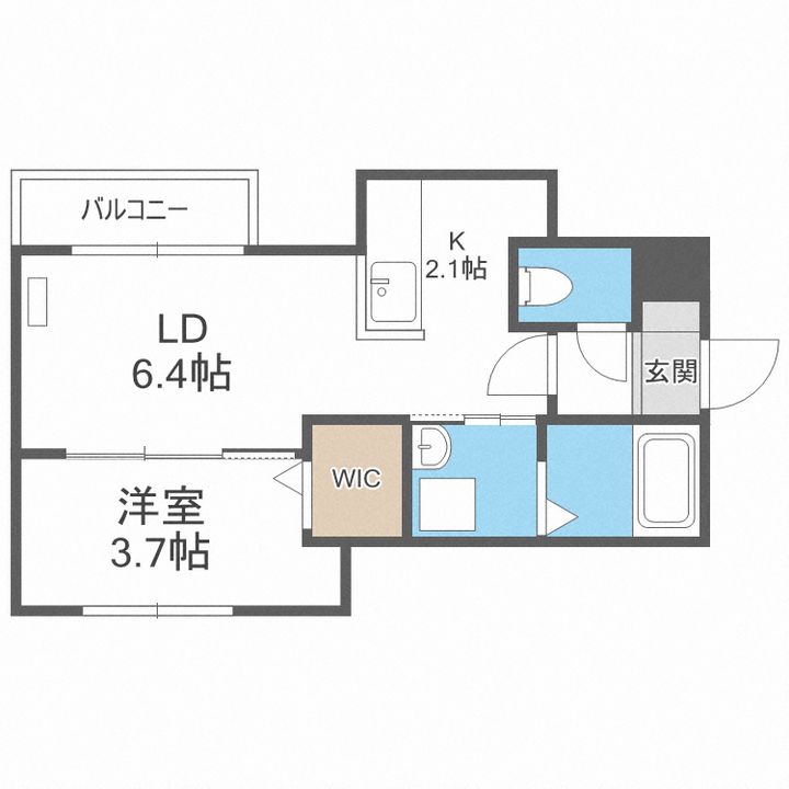 RAFIO N26の間取り