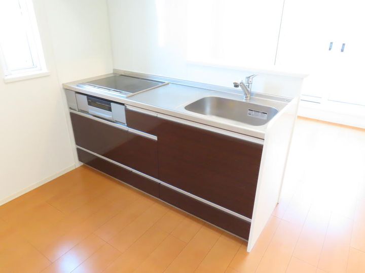 福島県南相馬市原町区大木戸字松島(アパート)の賃貸物件のキッチン