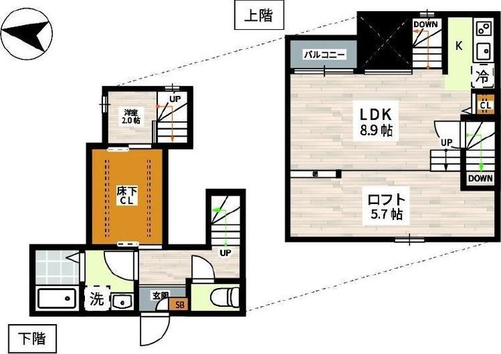 ADC鳥栖の間取り