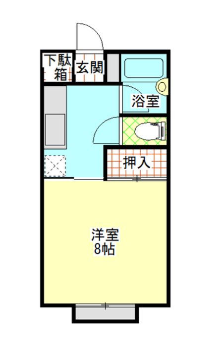 メゾンドヌールBの間取り