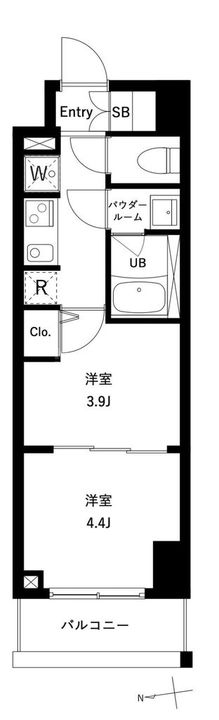 アーバンパーク綾瀬WESTの間取り