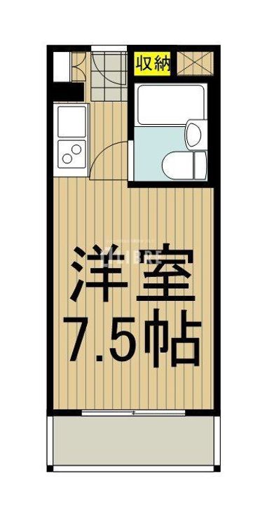 東京都国分寺市内藤2(マンション)の賃貸物件の間取り