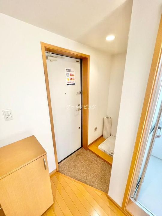 グランシャレー金町の玄関