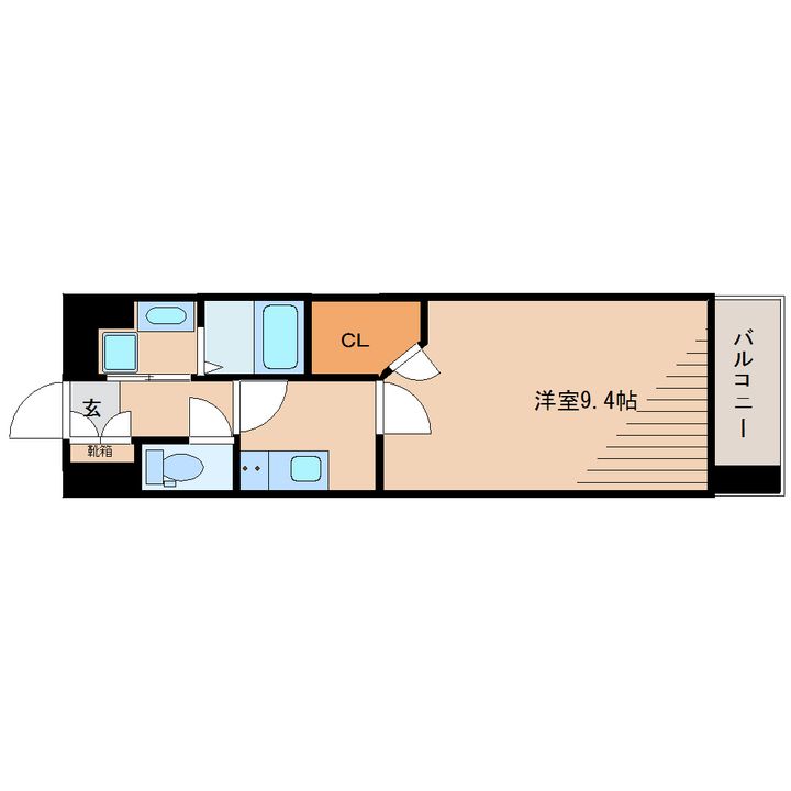 アークデュオ仙台苦竹の間取り
