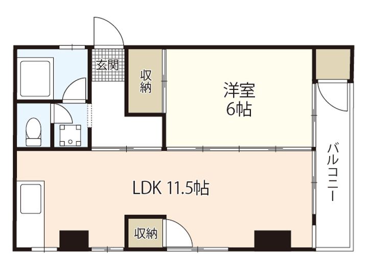 ラヴェール西川口の間取り