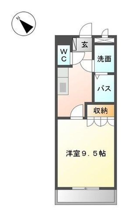 グランヴェルデ月平の間取り