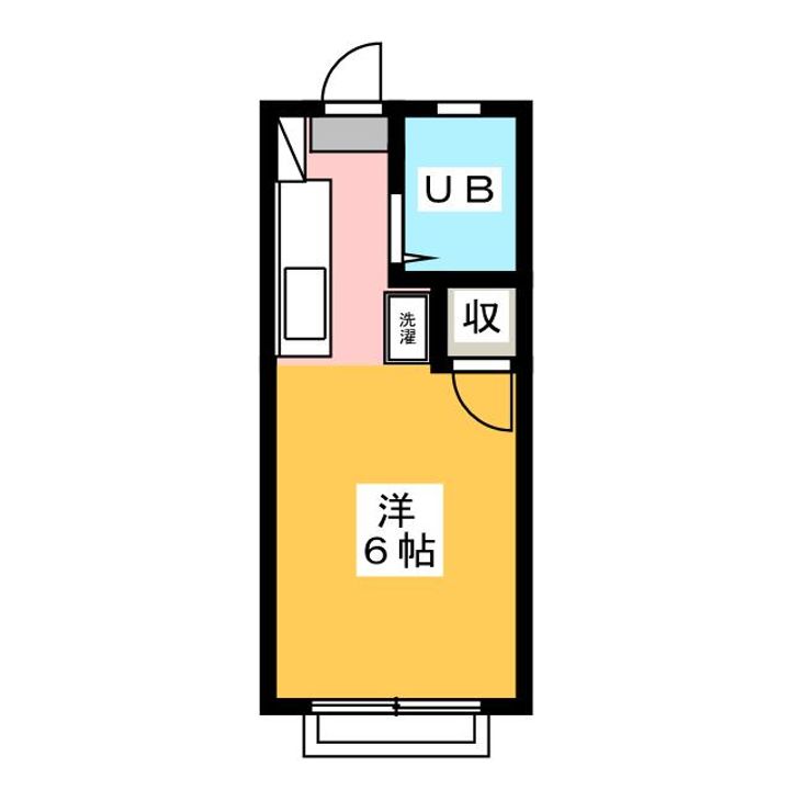 シルクハイム イワサキB棟の間取り