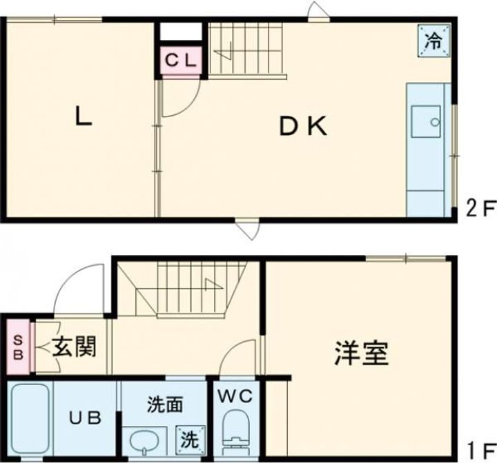 佐賀県鳥栖市轟木町(一戸建)の賃貸物件の間取り