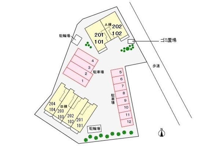 鹿児島県鹿児島市石谷町(アパート)の賃貸物件のその他画像