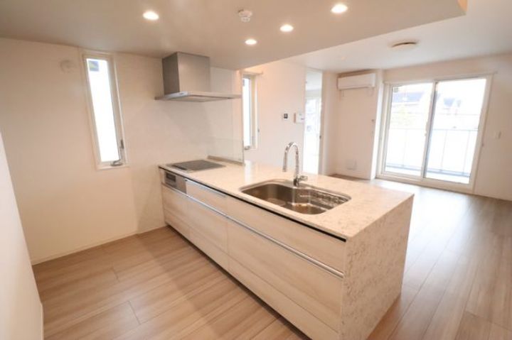 栃木県小山市東城南2(アパート)の賃貸物件のキッチン