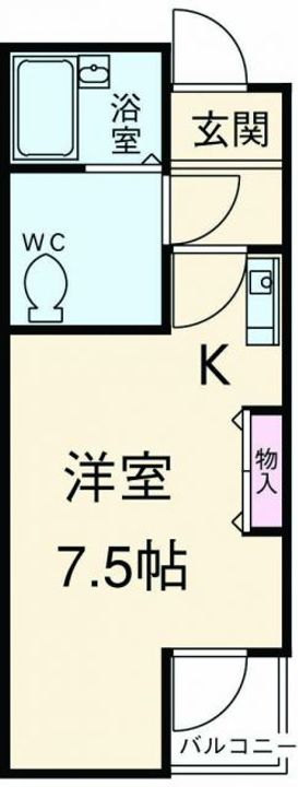 ロワール湘南 Eの間取り