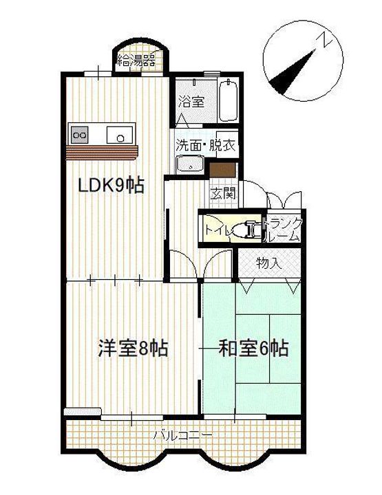 ノーブルハイツ D棟の間取り