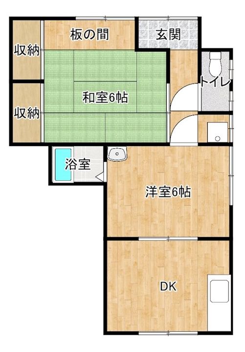 愛媛県新居浜市平形町(一戸建)の賃貸物件の間取り