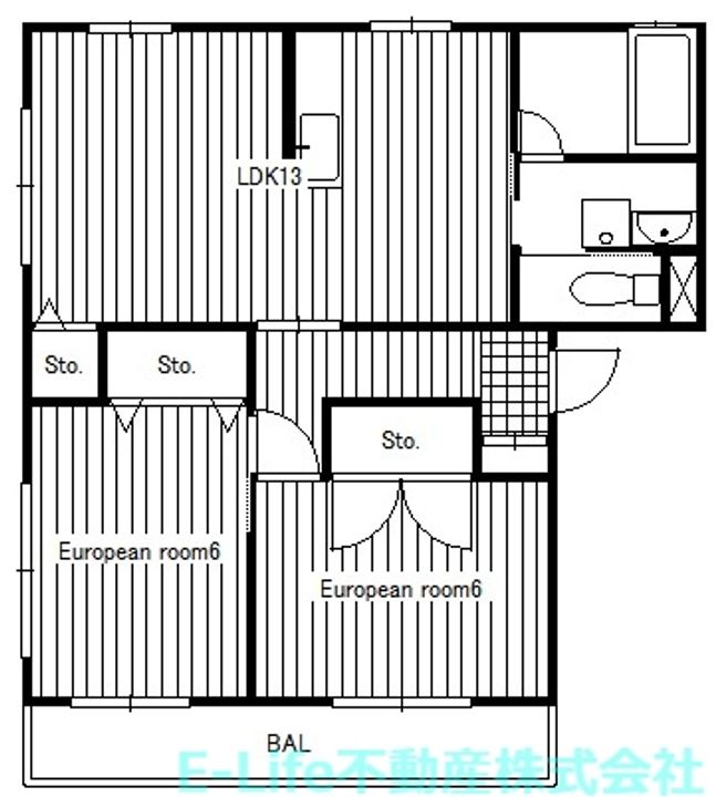 メテオールミヤタの間取り